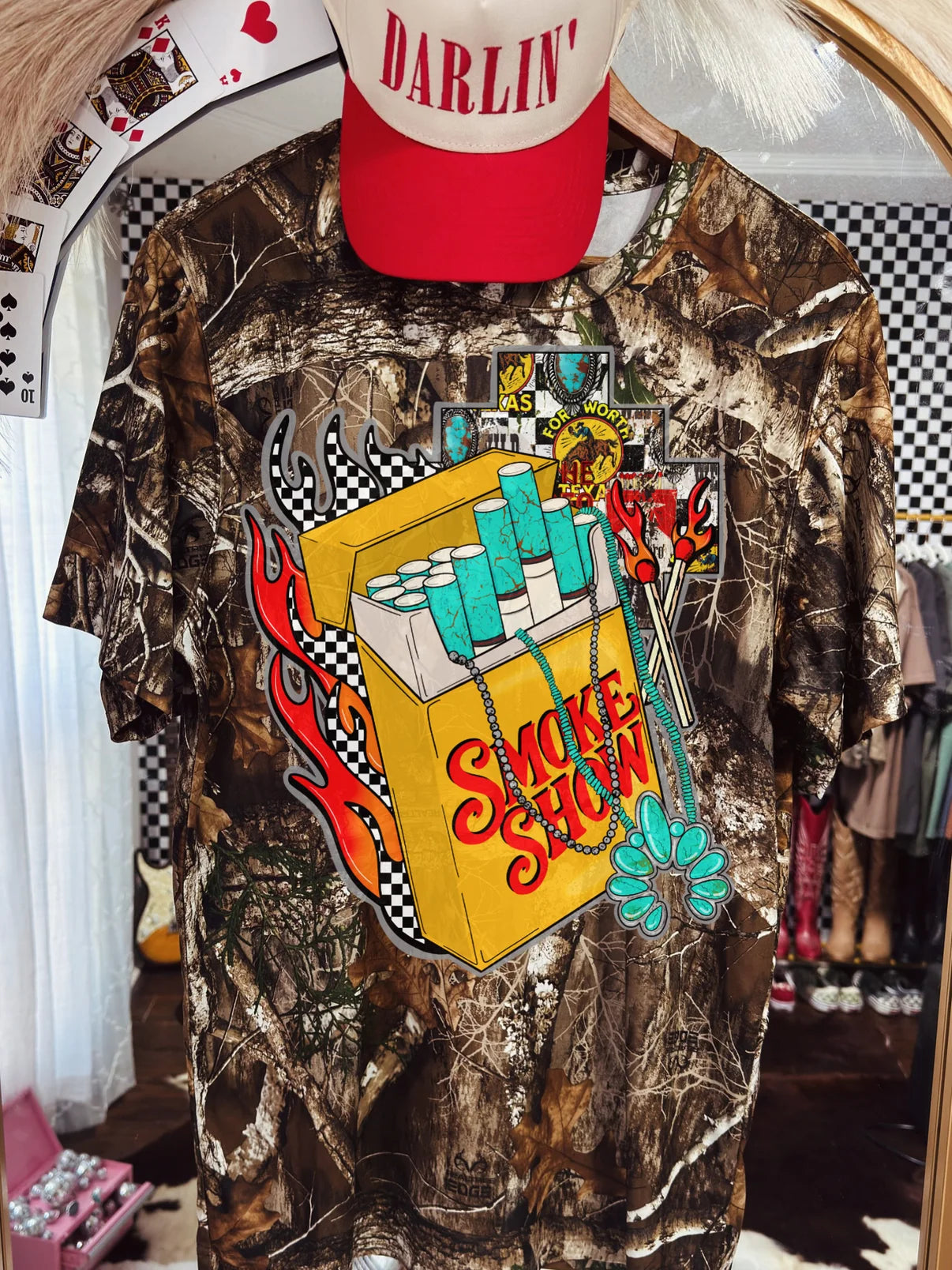 Smoke Show Camo Tee