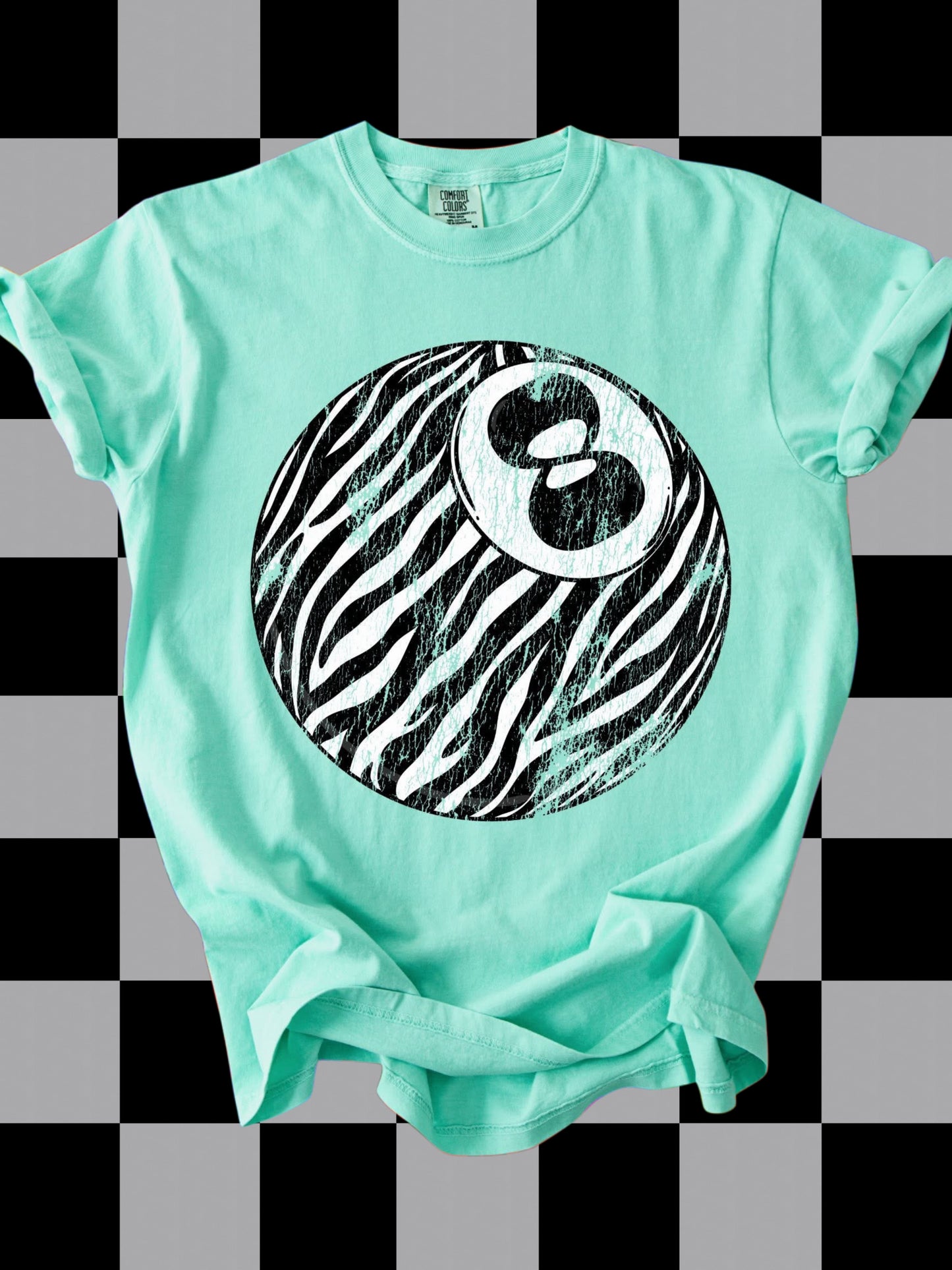 Zebra 8 Ball Graphic Tee