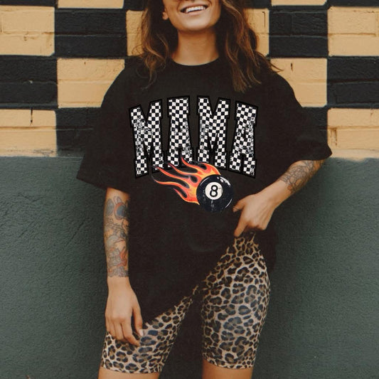 Checkered Mama Graphic Tee