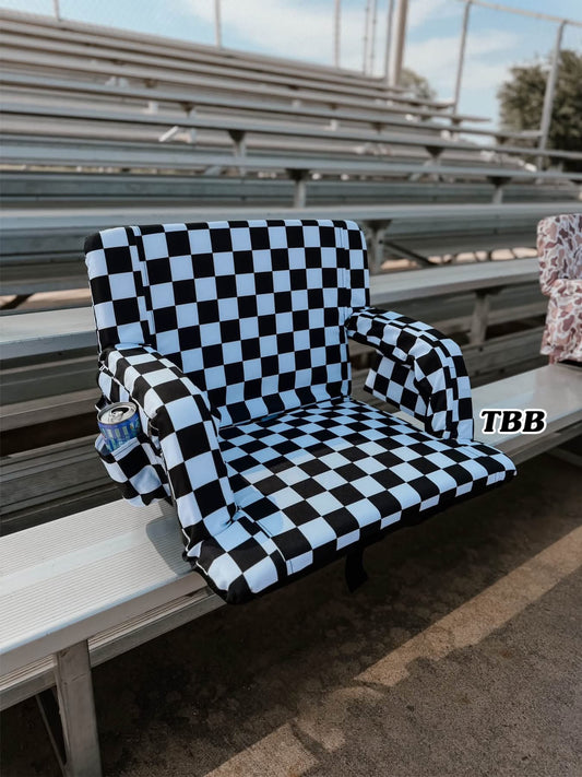 Checkered Stadium Chair