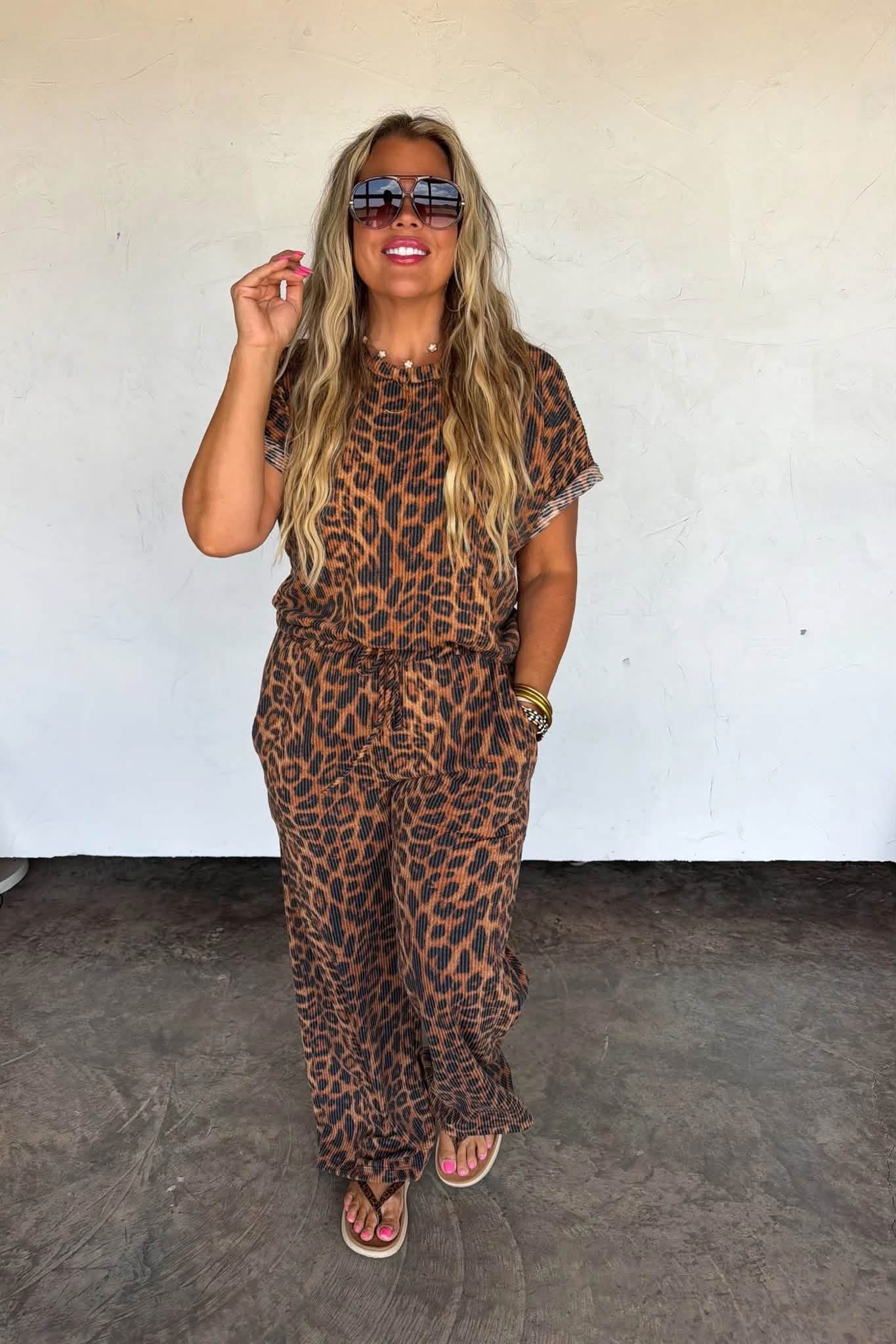 Leopard Ribbed Set PRE ORDER
