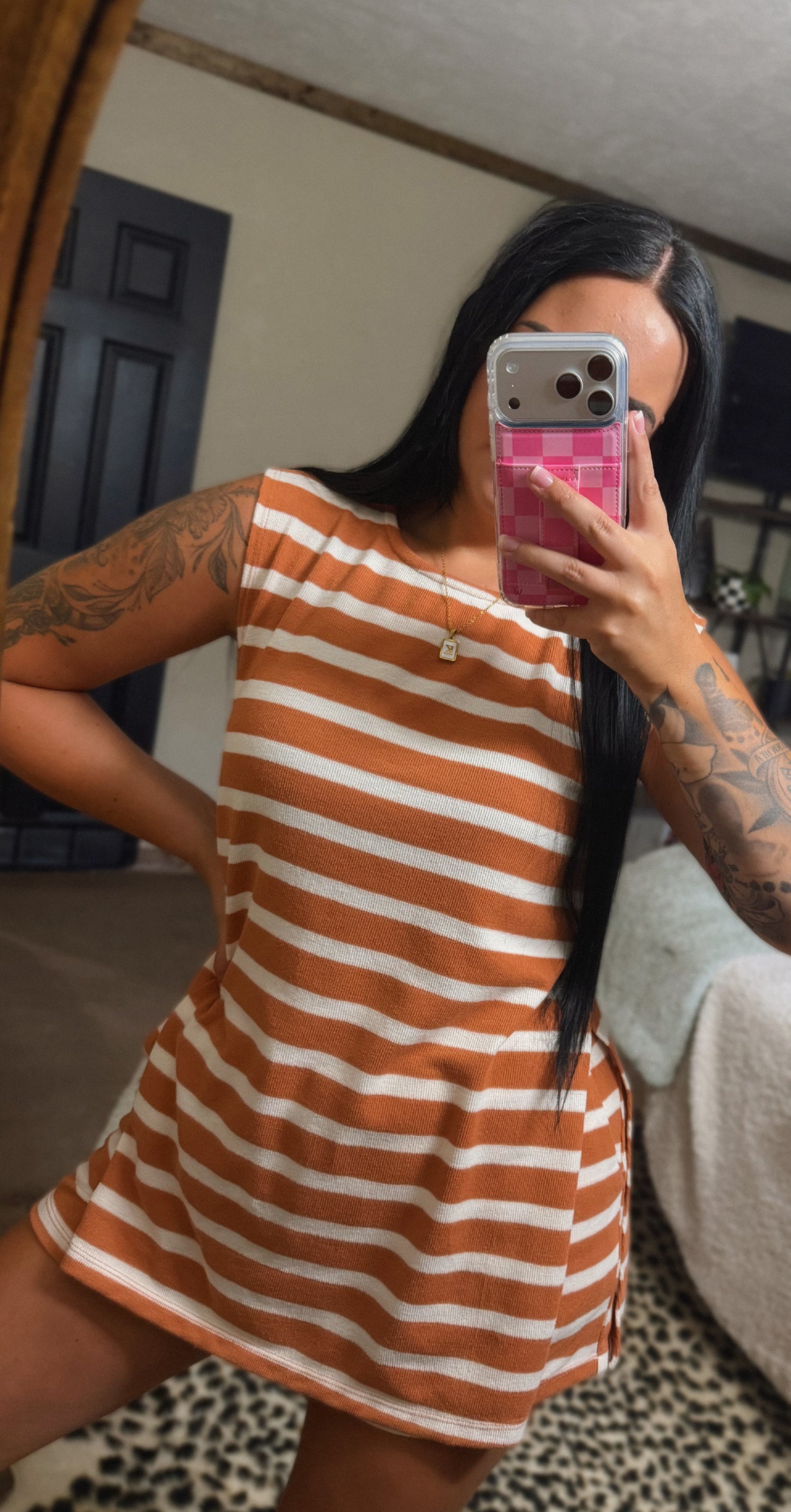 Stripe Tunic Set
