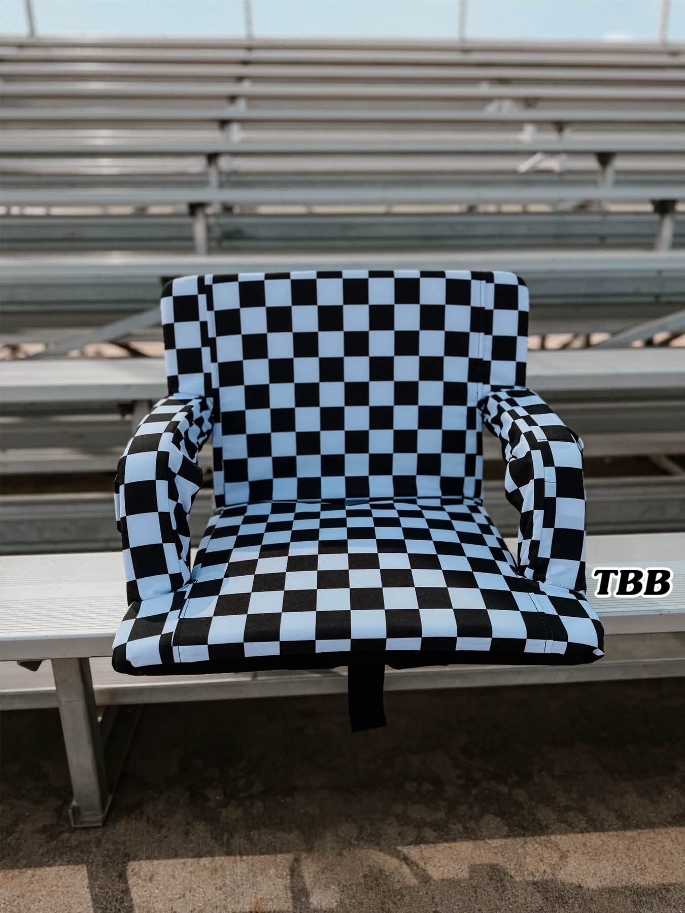 Checkered Stadium Chair