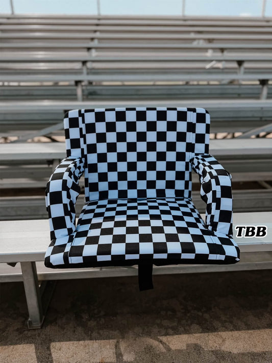 Checkered Stadium Chair