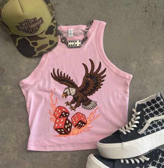 Eagle Ribbed Baby Tank