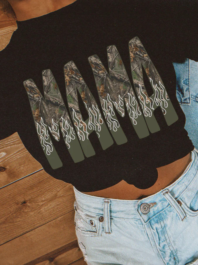 Camo Mama Graphic Tee