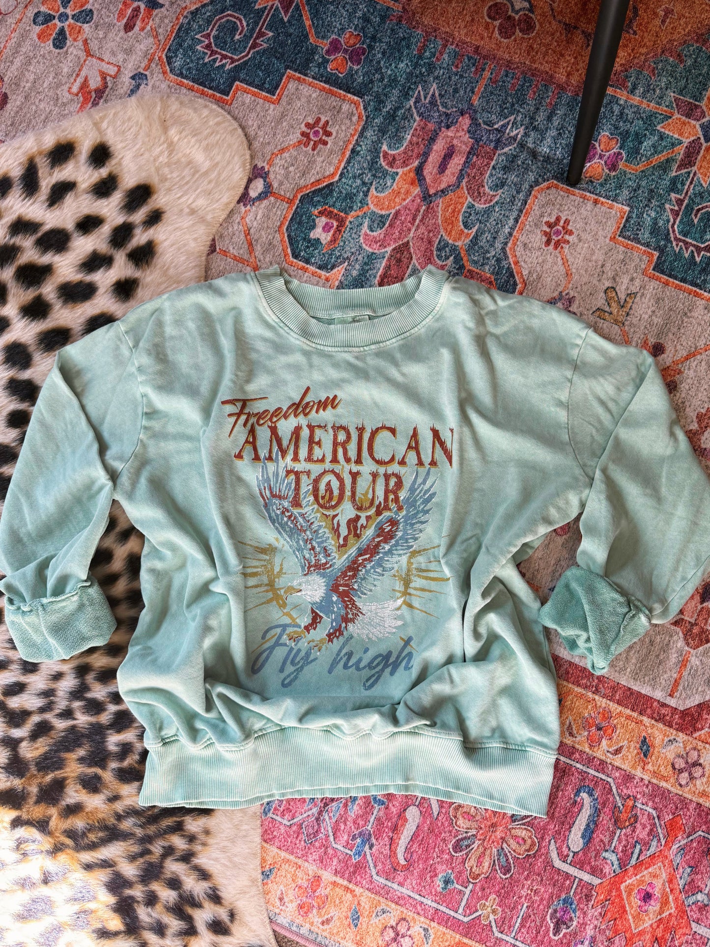 American Tour Washed Crew