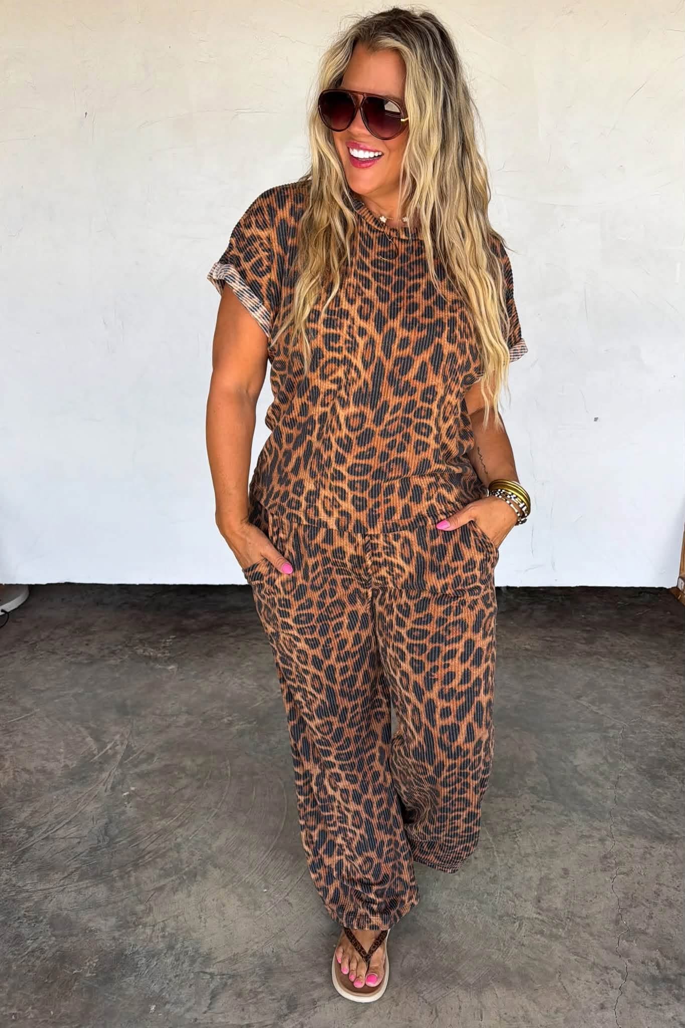 Leopard Ribbed Set PRE ORDER