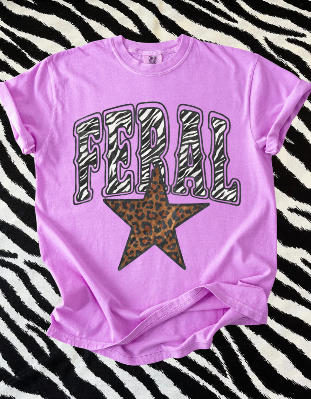Zebra Feral Graphic Tee
